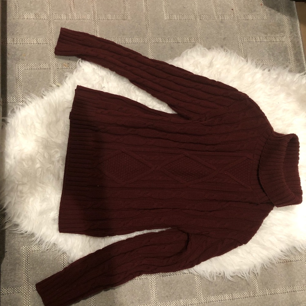 Turtleneck knitted sweater